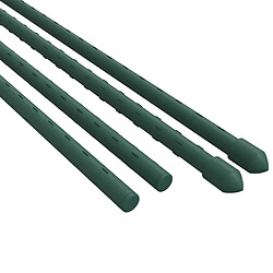 Avis vidaXL Piquets pour plantes de jardin 30 pcs vert 115 cm acier