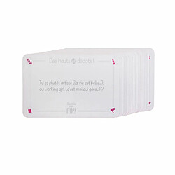 Avis Paris Prix Jeu de 54 Cartes Débat Soirée Filles 8cm Rose