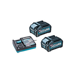 Acheter Meuleuse sansfil 125 mm Makita GA029GM201 40 V 2 batteries 4 Ah chargeur coffret Makpac 4