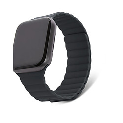 DECODED Silicone Magnetic Traction Strap | Series 6 / SE / 5 / 4 (44mm) - 3 / 2 / 1 (42mm) (Charcoal)