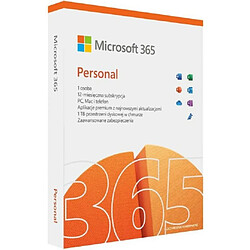 Microsoft 365 Personal PL P8 1Y 1U Win/Mac QQ2-01434 Successor of P/N: QQ2-01000