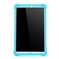 Coque en silicone Souple avec béquille bleu clair pour votre Huawei MediaPad M6 8.4 pouces