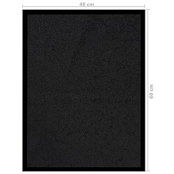 Acheter vidaXL Paillasson Noir 40x60 cm