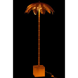 Avis Dansmamaison Lampe Sur Pied Feuilles De Coco Acier Or