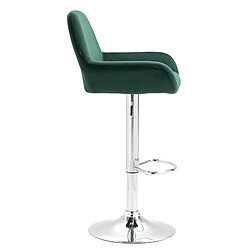 Avis Non Tabouret de bar Braga velours chrome