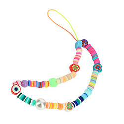 Avizar Bijou de Téléphone Multicolore Collection Lovely Bracelet Love 25cm