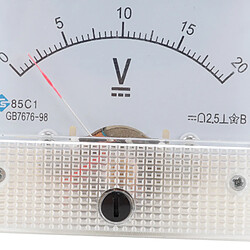 Acheter 85C1 Voltmètre De Panneau Analogique Voltmètre DC Volt Voltmètre Jauge DC 0-20V