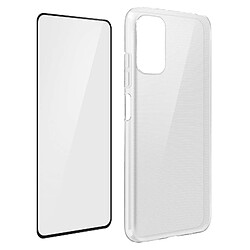 Avizar Coque Redmi Note 10 5G/Poco M3 Pro Souple et Film Verre Trempé 9H