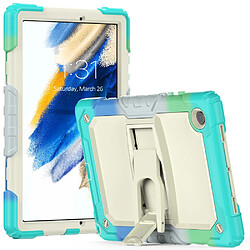 Coque en silicone épaissi avec béquille Camouflage bleu bébé pour votre Samsung Galaxy Tab A8 10.5 (2021) X200/X205