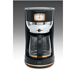 Avis Muse CAFETIERE RETRO VINTAGE 1.4 L 10 TASSES 1000W SANS FIL NOIRE DORE Poignée ergonomique