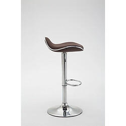 Avis Non Tabouret de bar Shanghai tissu chrome