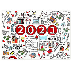 Universal 1000 pièces 2021 Prévention des épidémies Puzzle DIY Puzzle Jouets Assemblage Images Déco