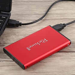 Acheter Wewoo Disque dur Externe 500GB Boîtier de mobile à interface super rapide USB 3.0, 500 Go (2,5 pouces) (Rouge)