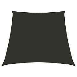 Maison Chic Voile d'ombrage | Voile de parasol | Toile d'ombrage Tissu Oxford trapèze 2/4x3 m Anthracite -MN68537