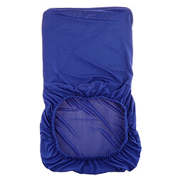 Spandex extensible basse courte chaise de dossier couvercle de tabouret de bar bleu pas cher