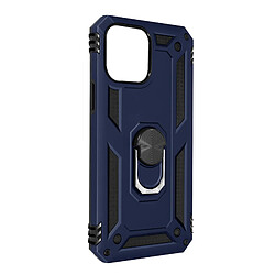 Avizar Coque iPhone 13 Pro Antichoc Hybride Bague Support Vidéo bleu