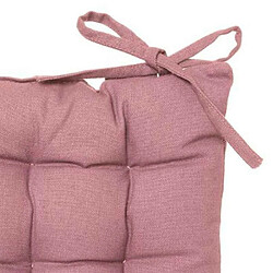 Coussin de Chaise Loria 38x38cm Rose