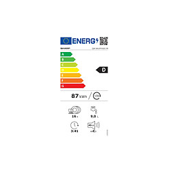 Lave-vaiselle 60cm 16 couverts 45db inox - QWNA1FF45DI - SHARP