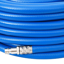 Avis vidaXL Tuyau d'air bleu 0,7" 50 m PVC