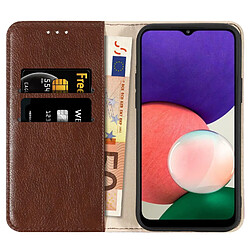 Cadorabo Coque Samsung Galaxy A22 5G Etui en Marron pas cher