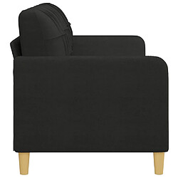 Acheter Maison Chic Canapé à 3 places,Canapé droit,Sofa de Salon,Banquette Noir 180 cm Tissu -GKD498765