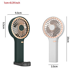 Acheter Mini Ventilateur USB Portable 3 en 1 Ventilateur de Refroidissement Portable avec Support pour Téléphone Ventilateurs de Bureau Rechargeables pour Extérieur Intérieur