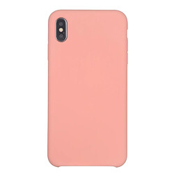 Wewoo Coque Souple silicone pleine couverture Four Corners pour iPhone XR Rose pâle