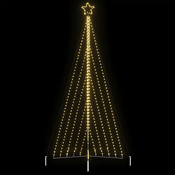 vidaXL Guirlande de sapin de Noël 570 LED blanc chaud 400 cm