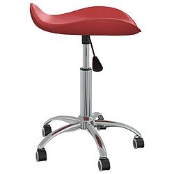 Avis Helloshop26 Chaise fauteuil siège de bureau informatique étude similicuir rouge 02_0024060