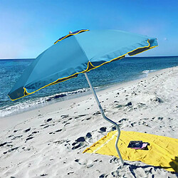 Avis Parasol de plage aluminium léger visser protection uv GiraFacile 220 cm Eolo