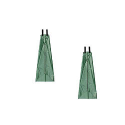 2x Utilisation Facile Verte De Sac D'arrosage D'arbre De Bâche De PVC De Libération Lente Durable