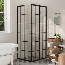 vidaXL Cabine de douche ESG 80x70x180 cm