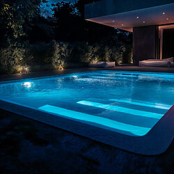 Ledkia Spot LED Piscine en Saillie Submersible 12V DC IP68 35W Blanc froid 6000K