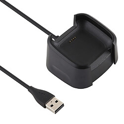 Wewoo Chargeur Pour Fitbit Versa 2 Support de base de station d'accueil avec câble de charge de 1 m Noir