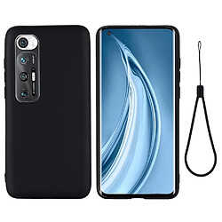 Coque en silicone souple avec sangle noir pour votre Xiaomi Mi 10S