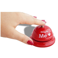 Totalcadeau Clochette sonnette rouge Ring for Me