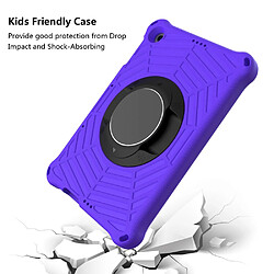 Coque en TPU avec bandoulière violet pour votre Huawei Enjoy Tablet 2/MatePad T 10 9.7 pouces/MatePad T 10S 10.1 pouces