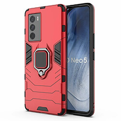 Coque en TPU anti-chocs avec béquille, rouge pour votre Vivo iQOO Neo5 S