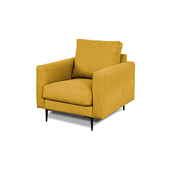 Avis MAISON AUBERTIN Fauteuil Caruso Tissu Jaune 1 Place