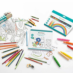 Paris Prix Lot de 4 Crayons de Couleurs Arc-en-Ciel Multicolore