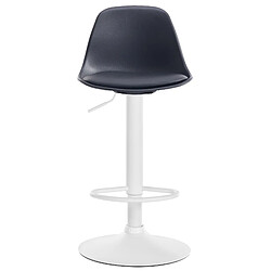 Acheter Non Tabouret de bar Kiel simili cuir blanc