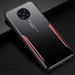 Coque en TPU + métal hybride noir/rouge pour votre Xiaomi Redmi K30 Pro/Poco F2 Pro