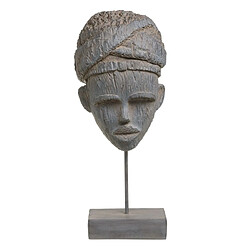 BigBuy Home Figurine Décorative 20 x 12 x 60 cm Gris