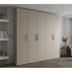 Abiks Meble Armoire Inova 3 À Portes Battantes 236,7/250/47 5 Portes (gris/nero)