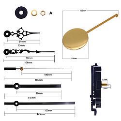 Avis 1 Ensemble Quartz Pendule Horloge Mouvement Bricolage Mouvement Kits