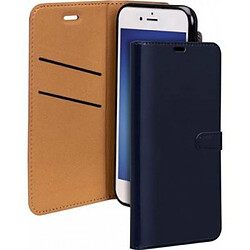 Folio Wallet iPhone SE 2022/SE/8/7/6S/6 Bleu Marine avec languette de fermeture Bigben