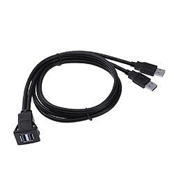 Câble De Montage De Panneau De Tiret Affleurant Extension 3.0 Usb Pour Voiture pas cher