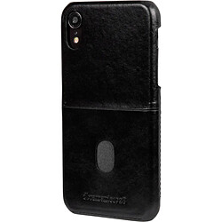 Alpexe Coque rigide en cuir noir Dbramante1928 pour iPhone XR