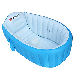 Baignoire gonflable pour bébé nouveau-né, piscine anti-glissante pliable - Bleu