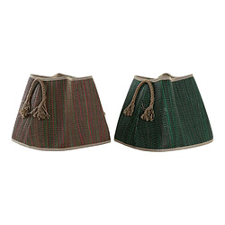 Panier DKD Home Decor Coton Fibre Boho (2 pcs)